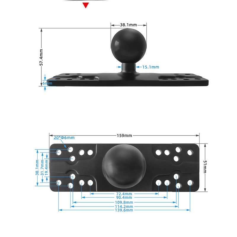 1.5 Inch Marine Fish Finder Mo - Fish Finder Mount recension och pris